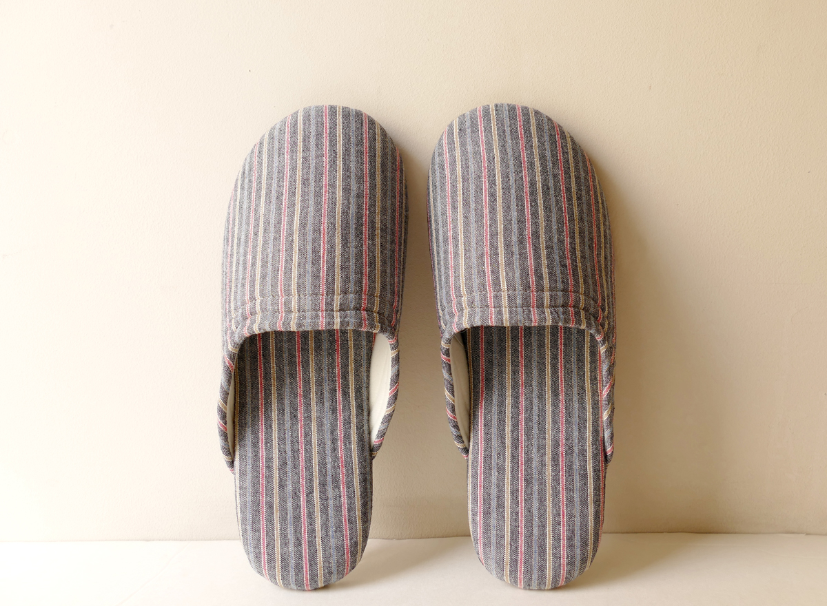 亀田縞スリッパ2